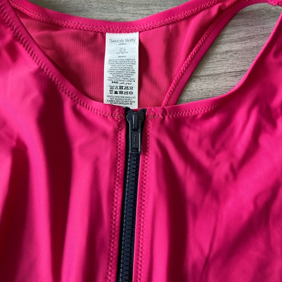 Sweaty Betty Wave Zip Thru Swimsuit - Picture 8 of 11